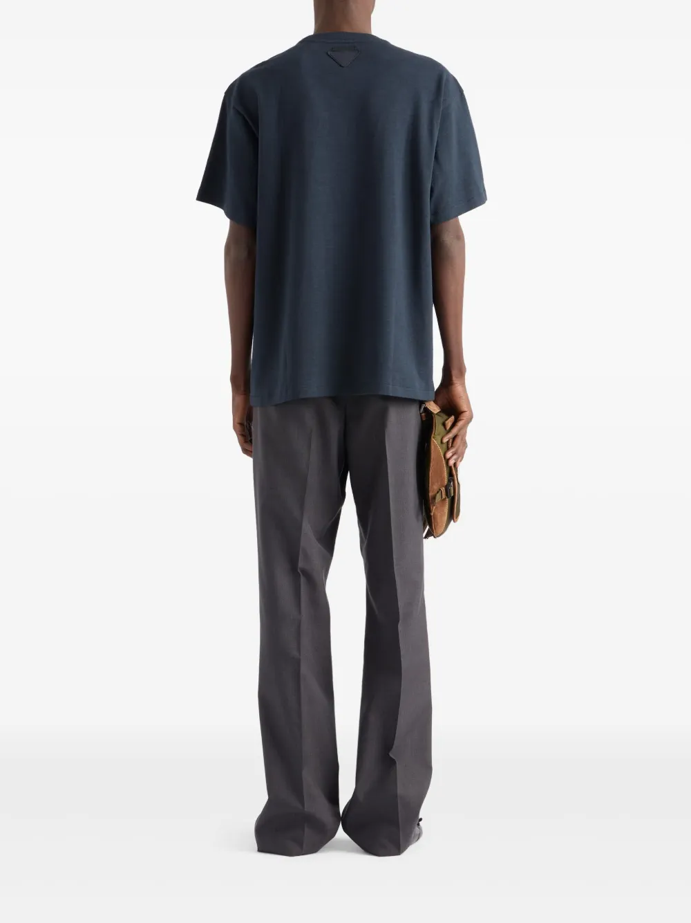 Prada Katoenen T-shirt Blauw