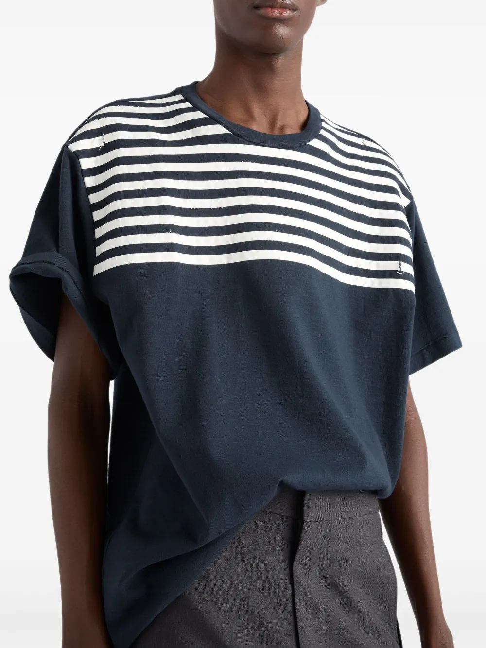 Prada Katoenen T-shirt Blauw