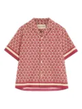 Valentino Garavani geometric print short-sleeve shirt - Red