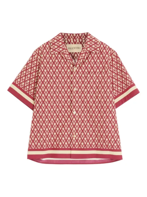 Chemise à imprimé géométrique - Valentino Garavani - Modalova