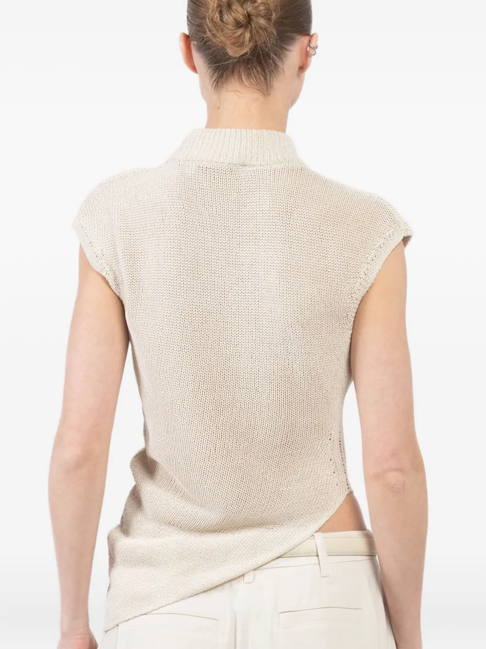 A.L.C. Asymmetrische top Beige