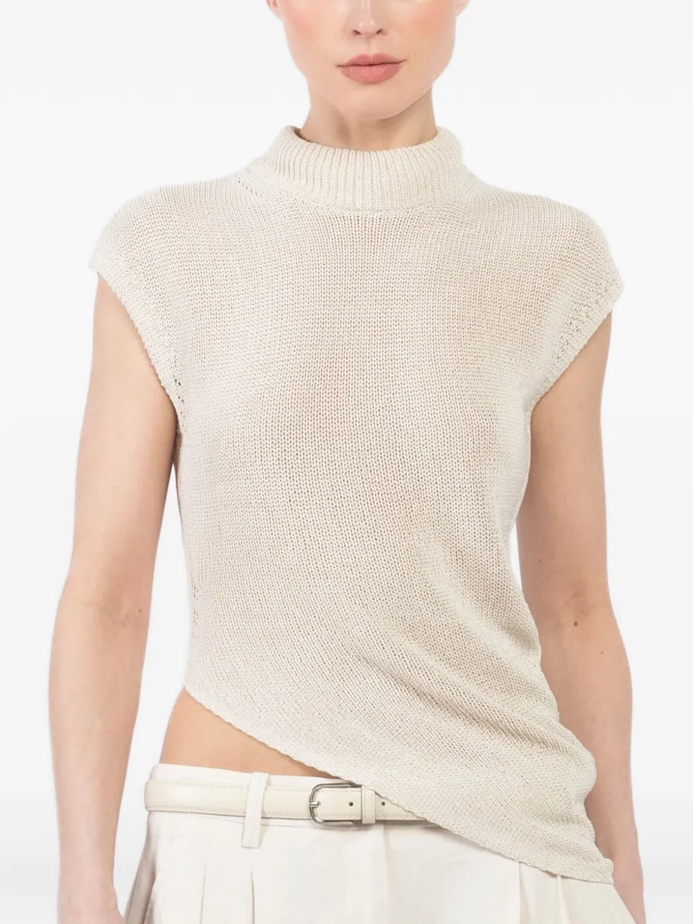 A.L.C. Asymmetrische top Beige