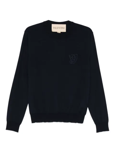 Valentino Garavani VG-embroidered sweater