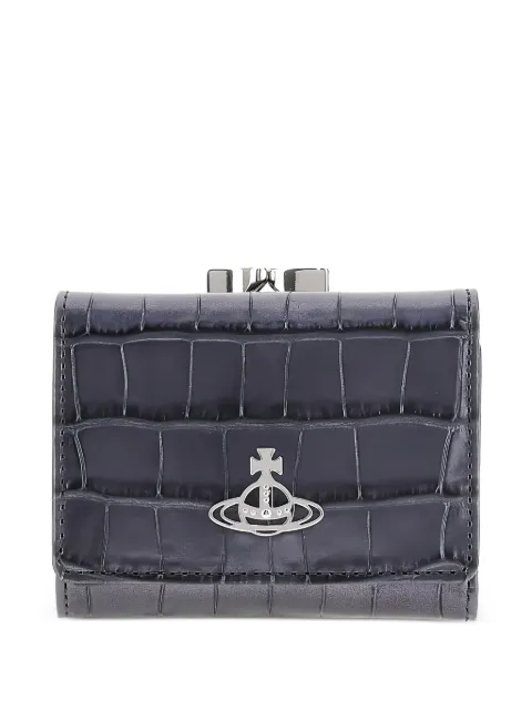 Vivienne Westwood Frame crocodile-embossed cardholder