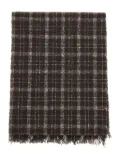 Destin check-print scarf - Brown
