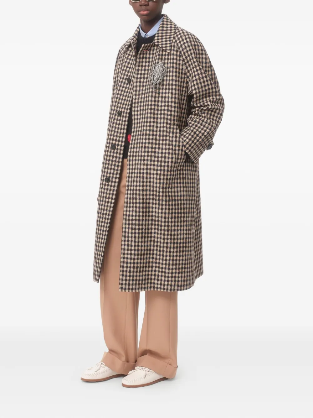 Valentino Garavani Geruite jas Beige