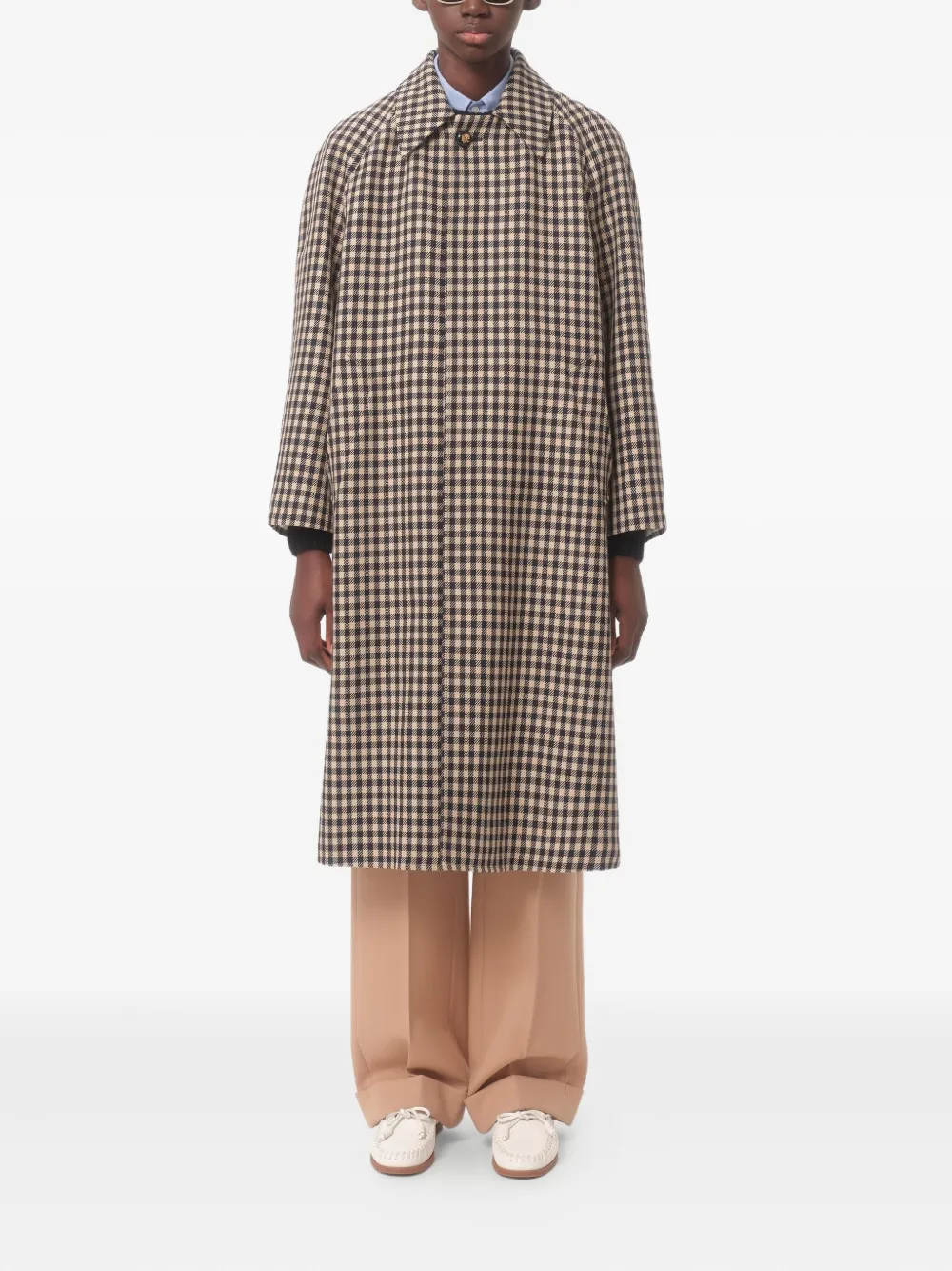 Valentino Garavani Geruite jas Beige