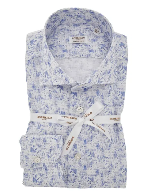 BORRIELLO NAPOLI camisa con estampado floral