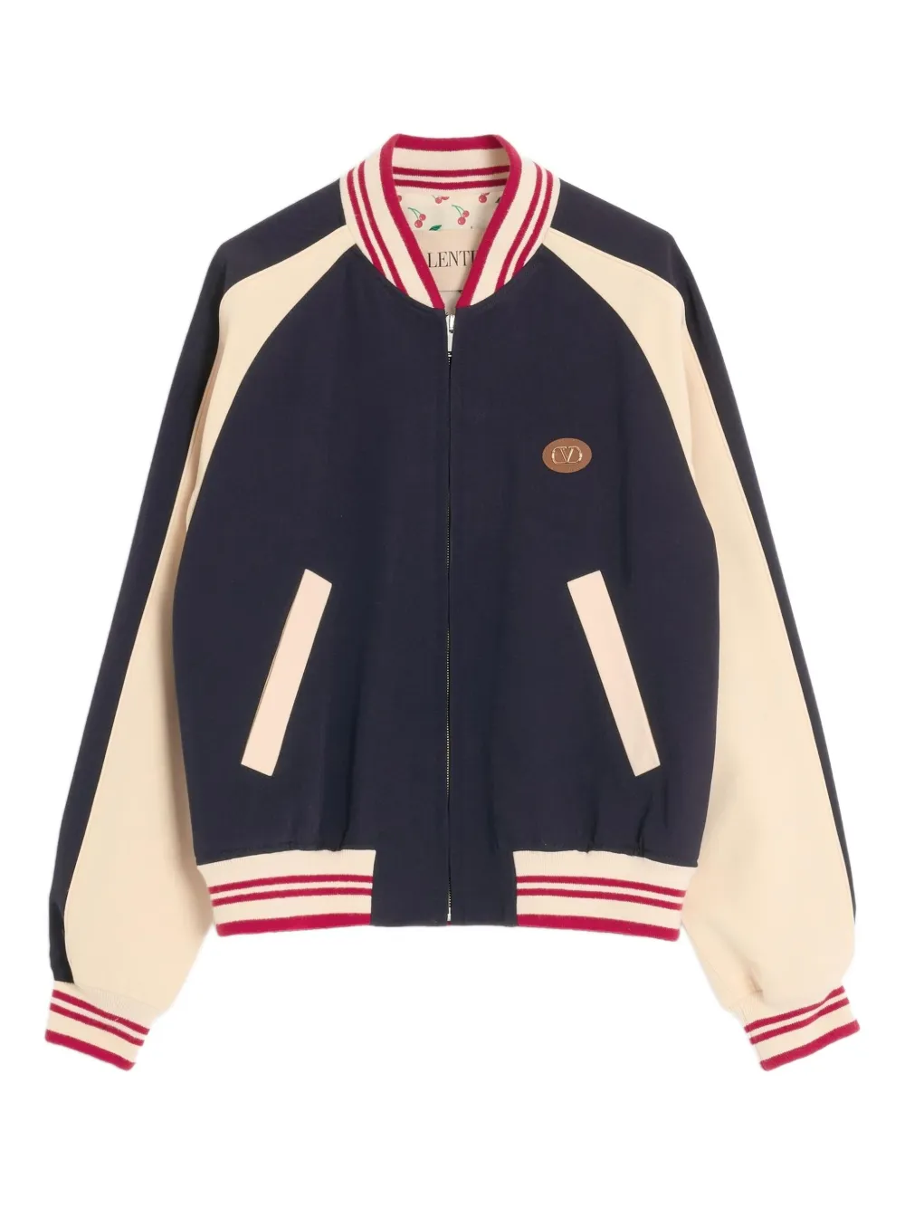Valentino Garavani Vlogo bomber jacket - Blu