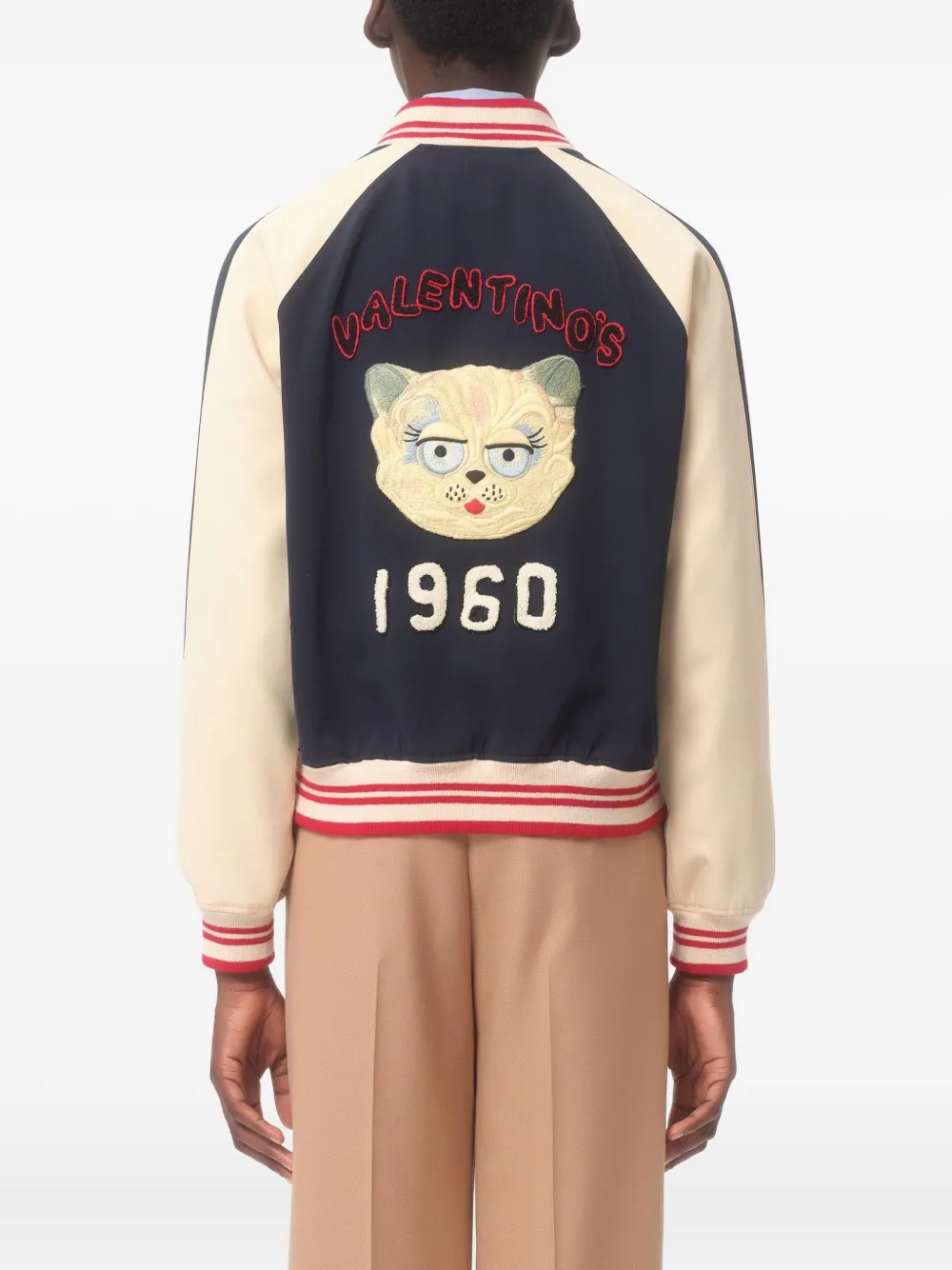 Valentino Garavani VLogo bomberjack Blauw