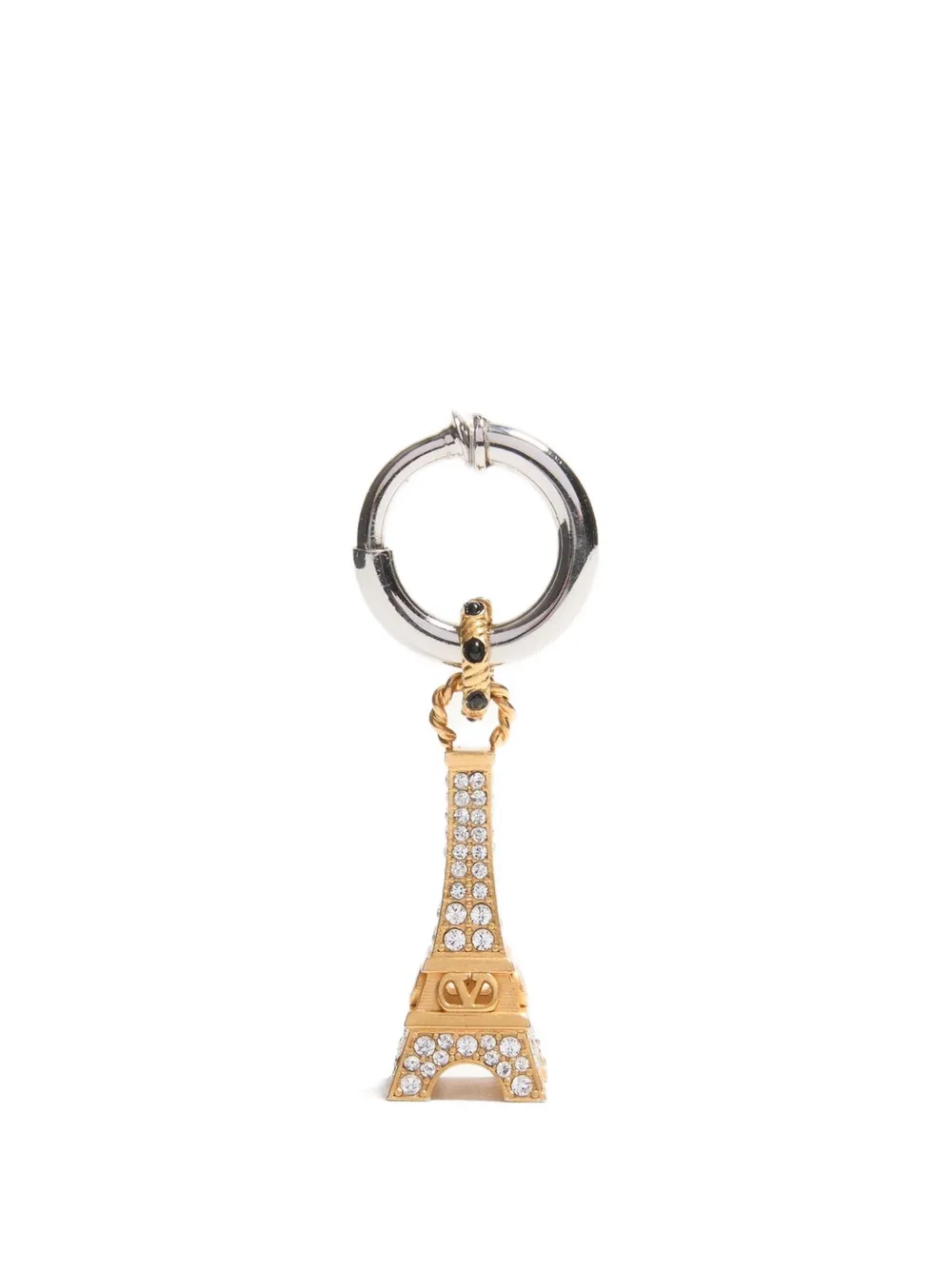 Valentino Garavani Chez-motif earring - Silver