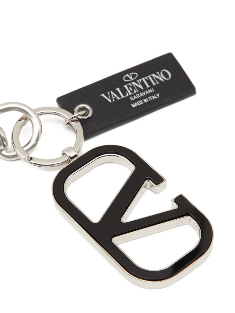 Valentino Garavani VLogo Signature sleutelhanger Zwart