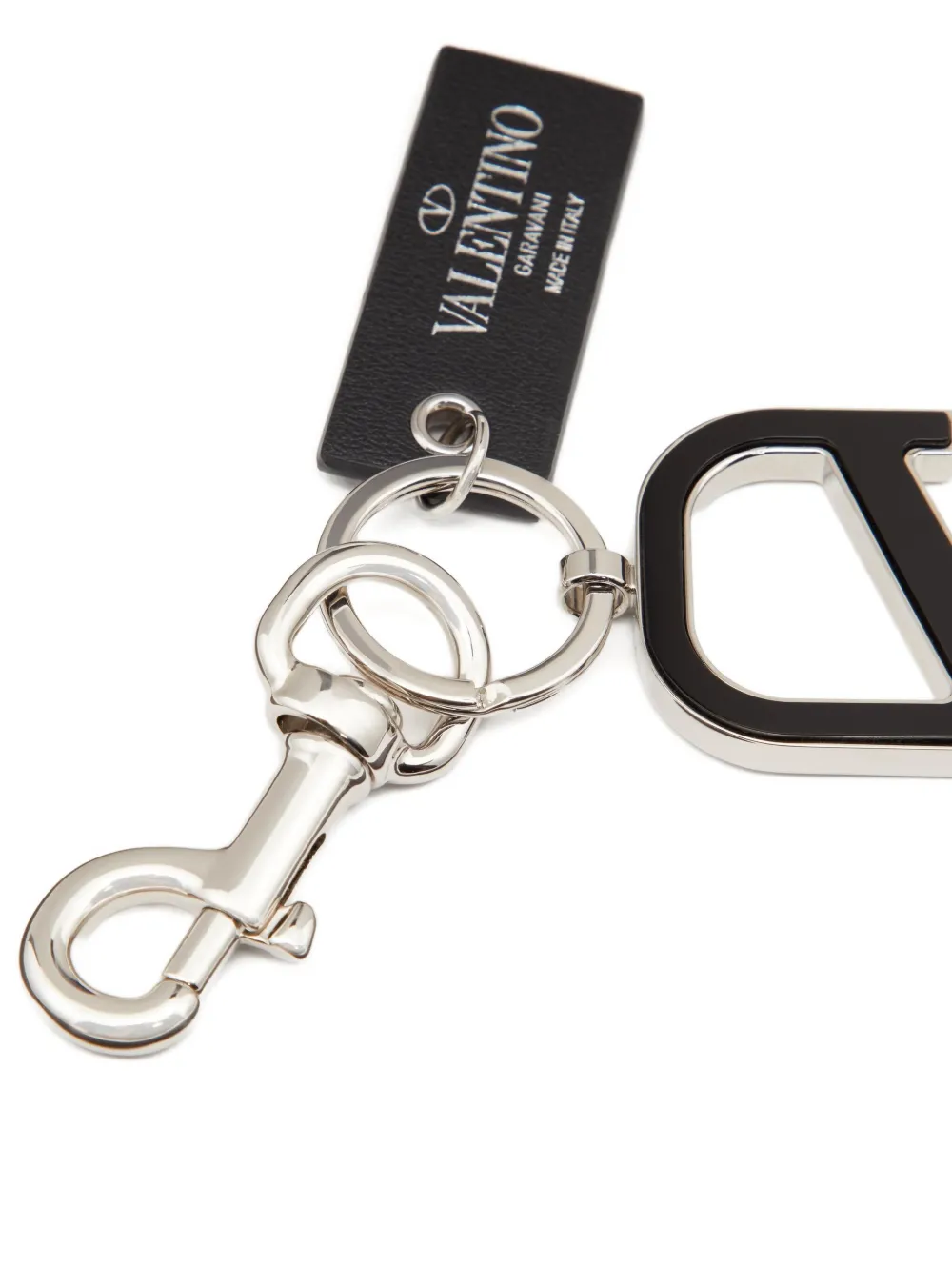 Valentino Garavani VLogo Signature sleutelhanger Zwart