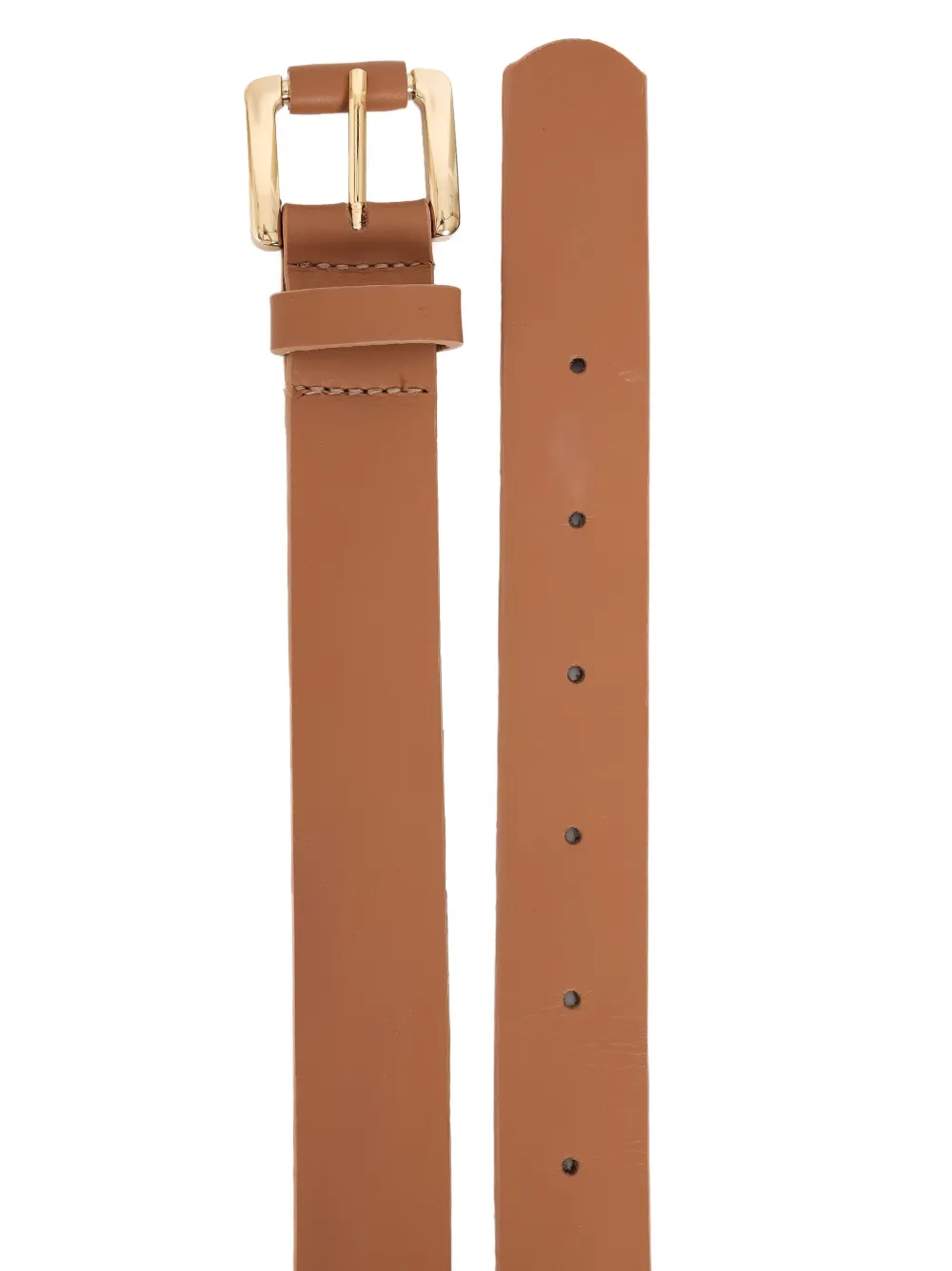 Studio Chofakian Strata leather belt - Bruin
