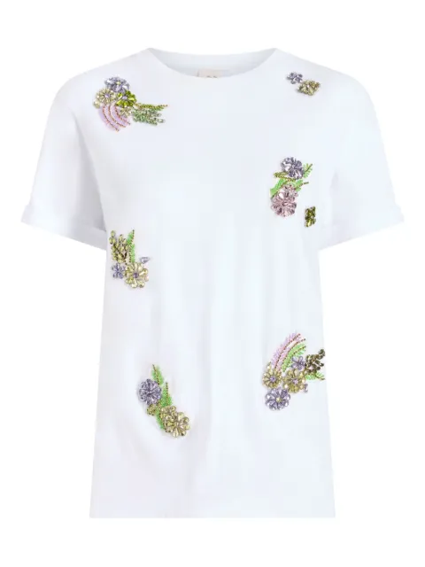 Cinq A Sept crystal-embellished t-shirt
