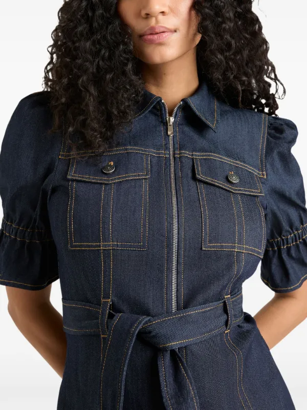 denim dress women 39 DENIM FOR DAYS MAXI DRESS – AKIRA main image 1