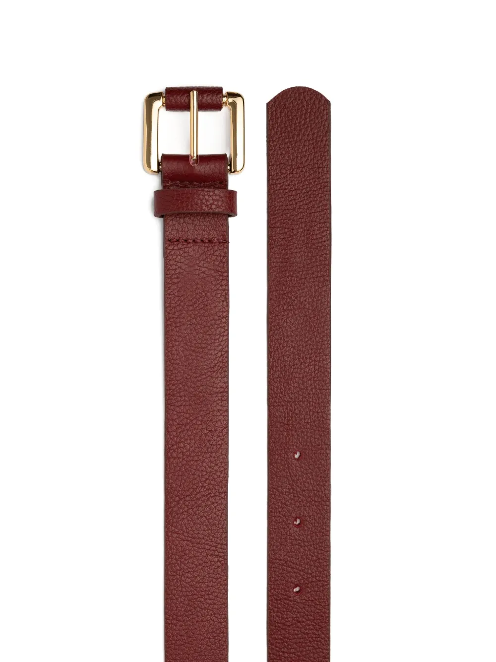 Studio Chofakian Strata leather belt - Rood