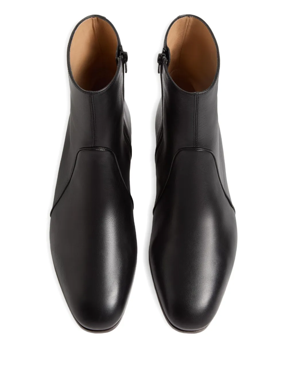Valentino Garavani Pat VLogo Signature zip-up boots Black
