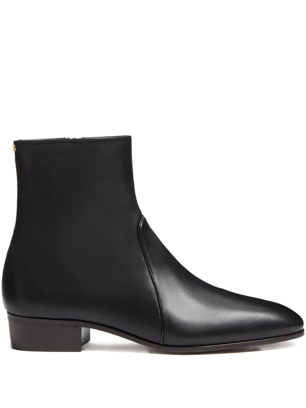 Valentino Garavani Pat VLogo Signature zip-up boots Black
