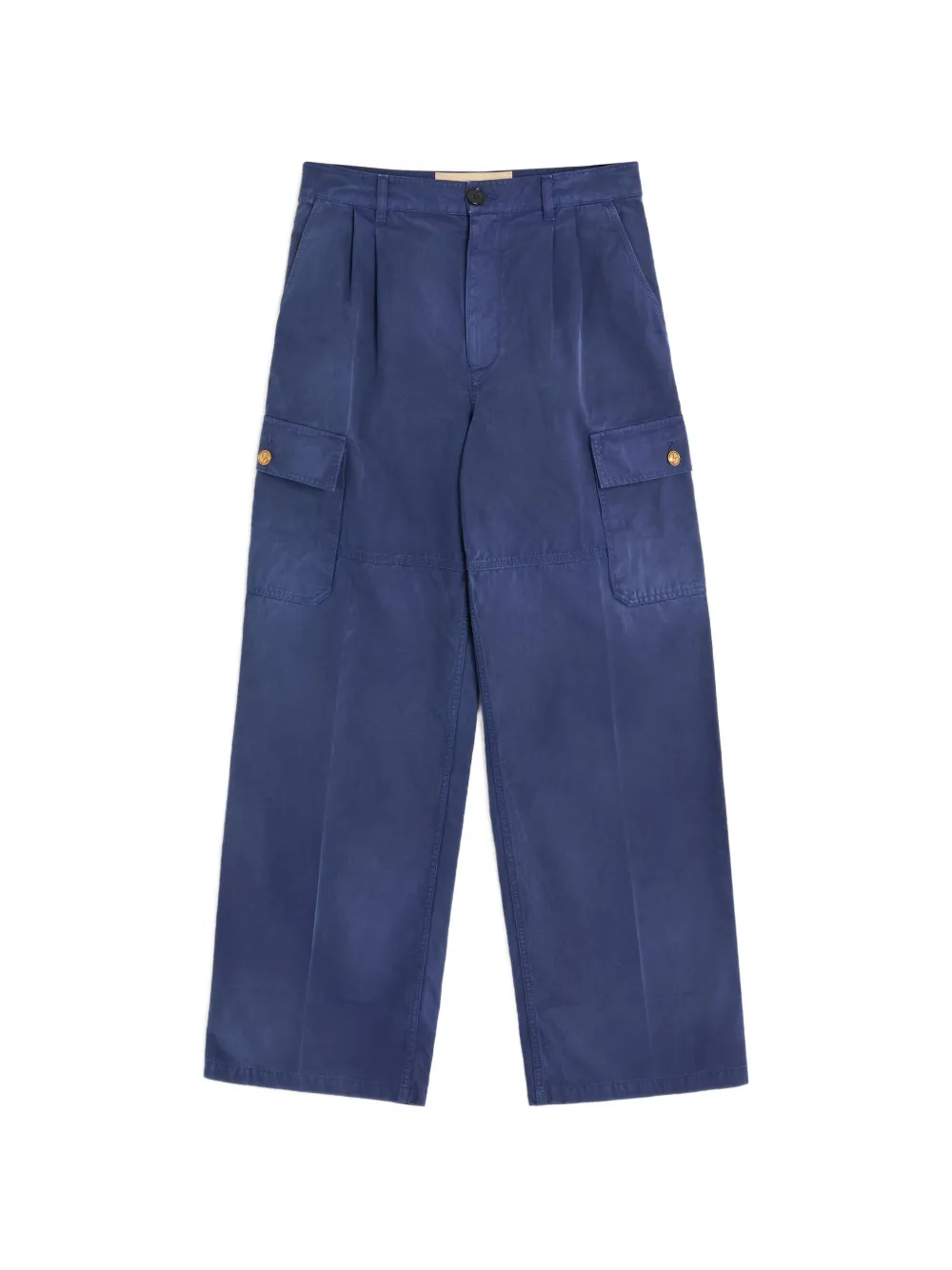 Valentino Garavani Weite Hose mit aufgesetzter Tasche - Blau