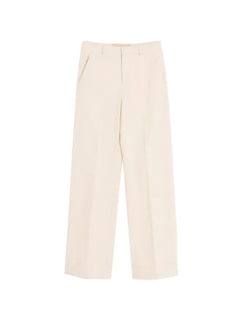 Valentino Garavani cuffed cotton canvas pants