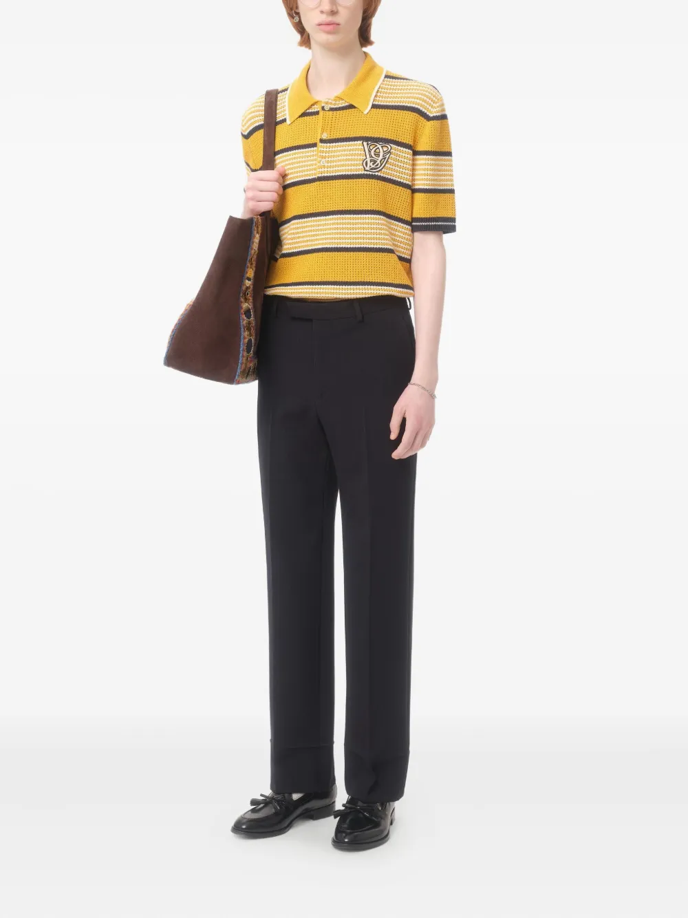 Valentino Garavani WOOL GABARDINE PANTS - Blauw