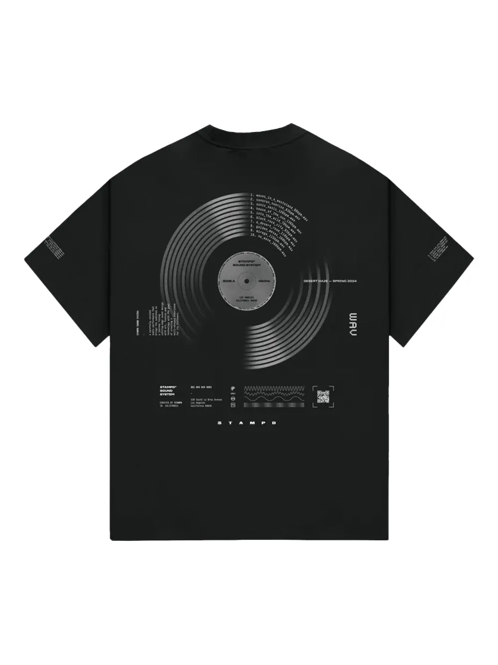 Stampd Sound System T-shirt - Zwart