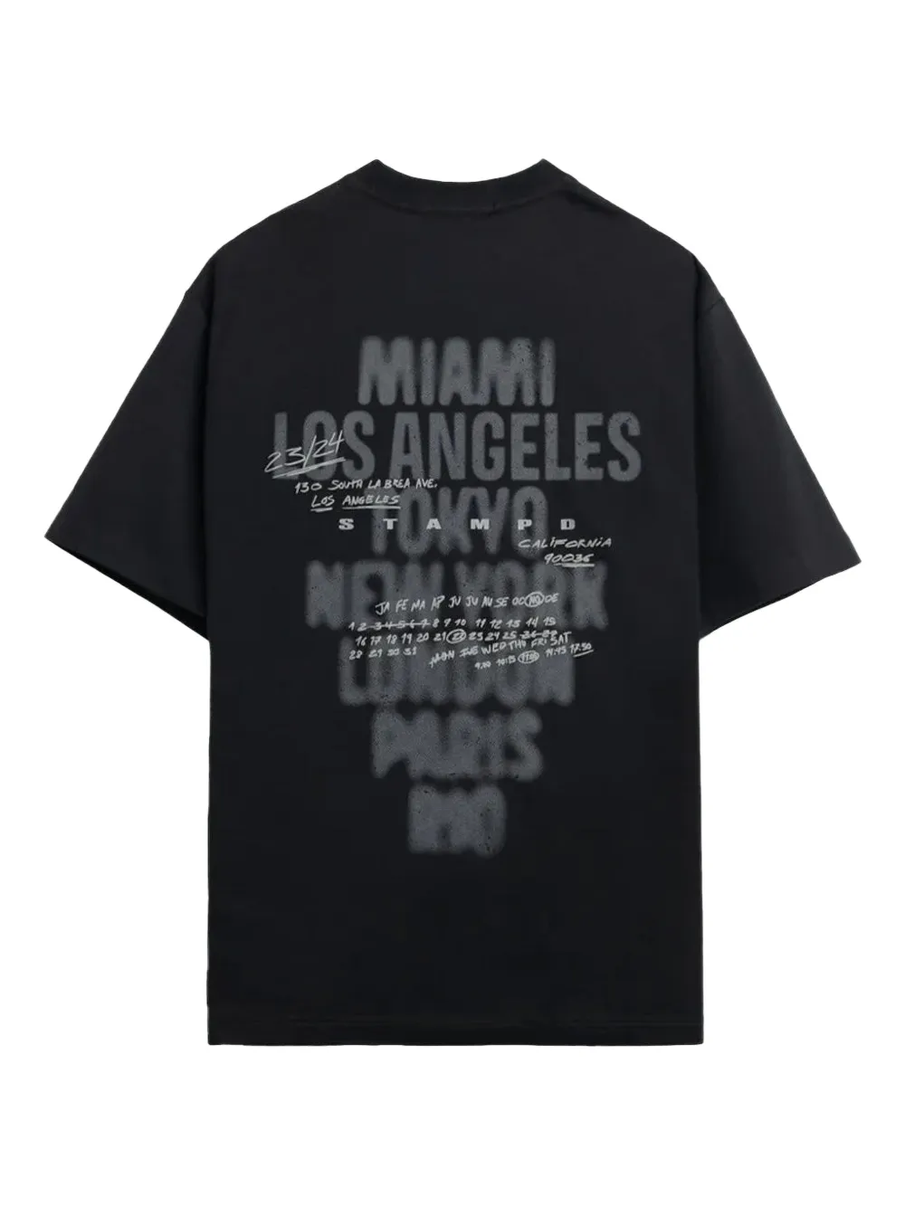 Stampd Locations T-shirt - Zwart