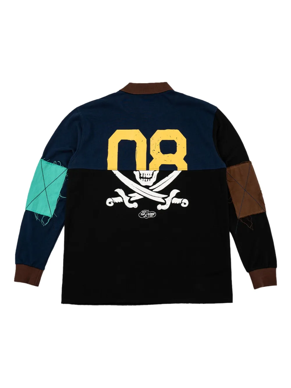 Sperry Top-Sider Pieces of 8 rugby shirt - Zwart