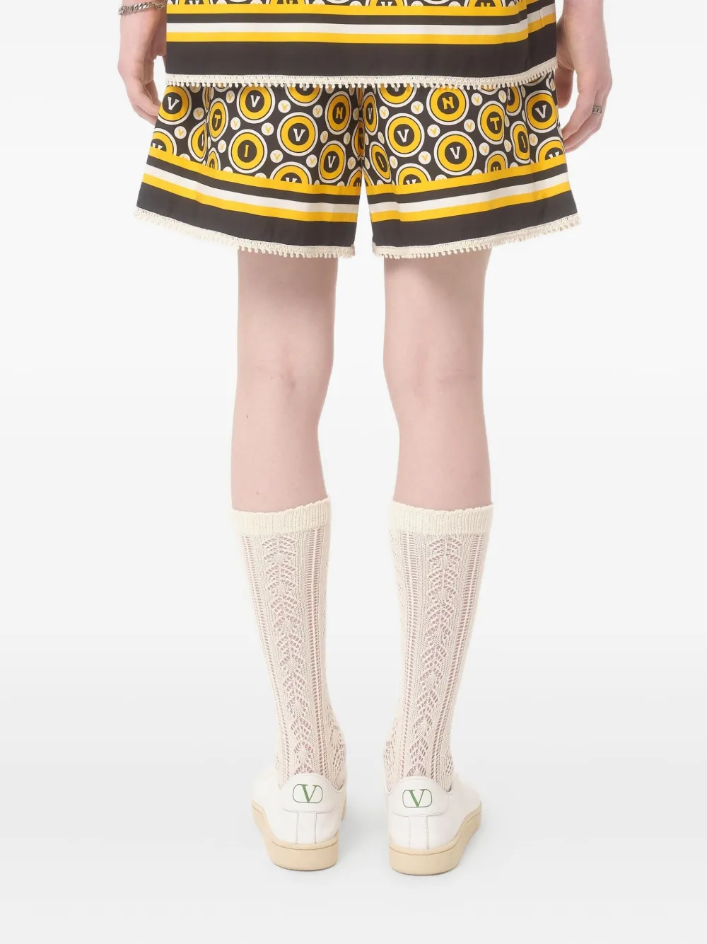 Valentino Garavani Popeline bermuda shorts Zwart