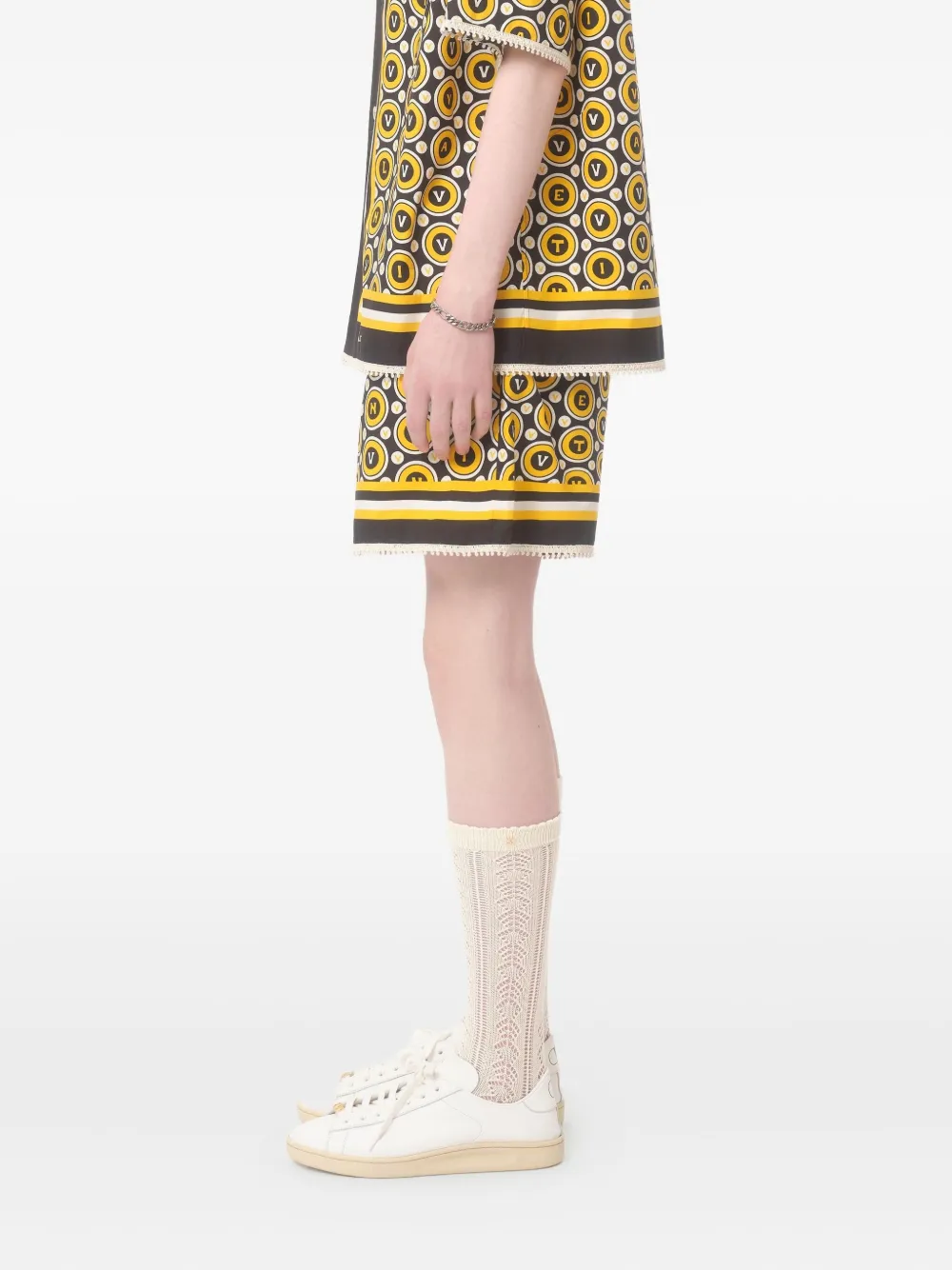 Valentino Garavani Popeline bermuda shorts Zwart
