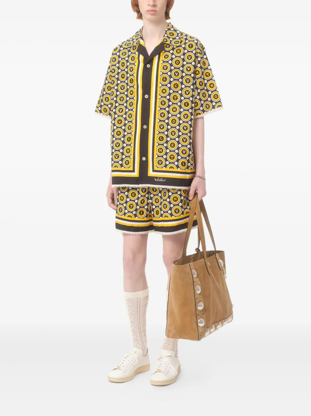 Valentino Garavani Popeline bermuda shorts Zwart