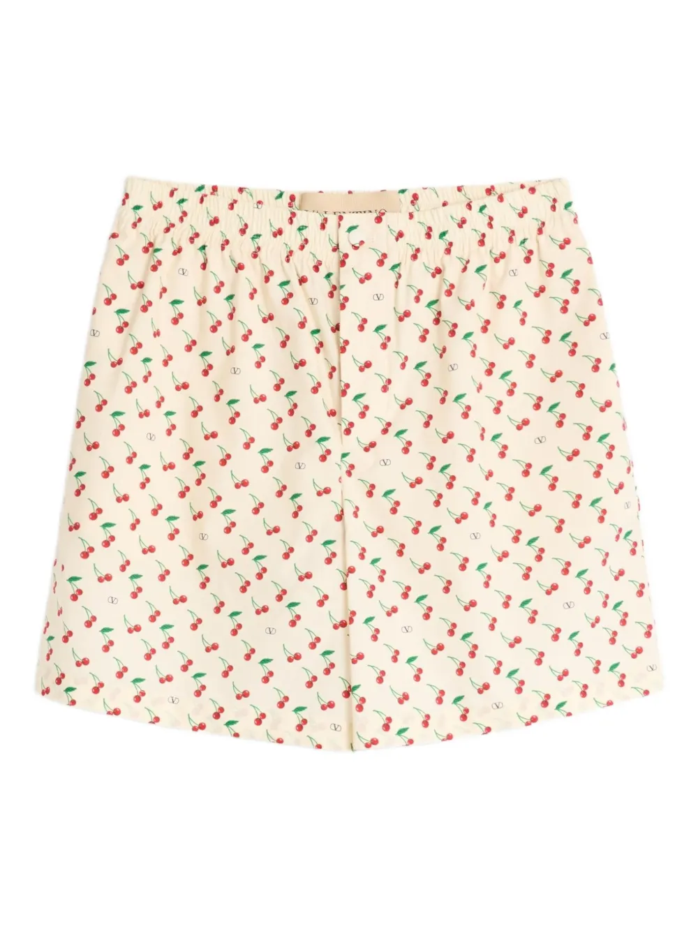 Valentino Garavani Shorts met bloemenprint Beige