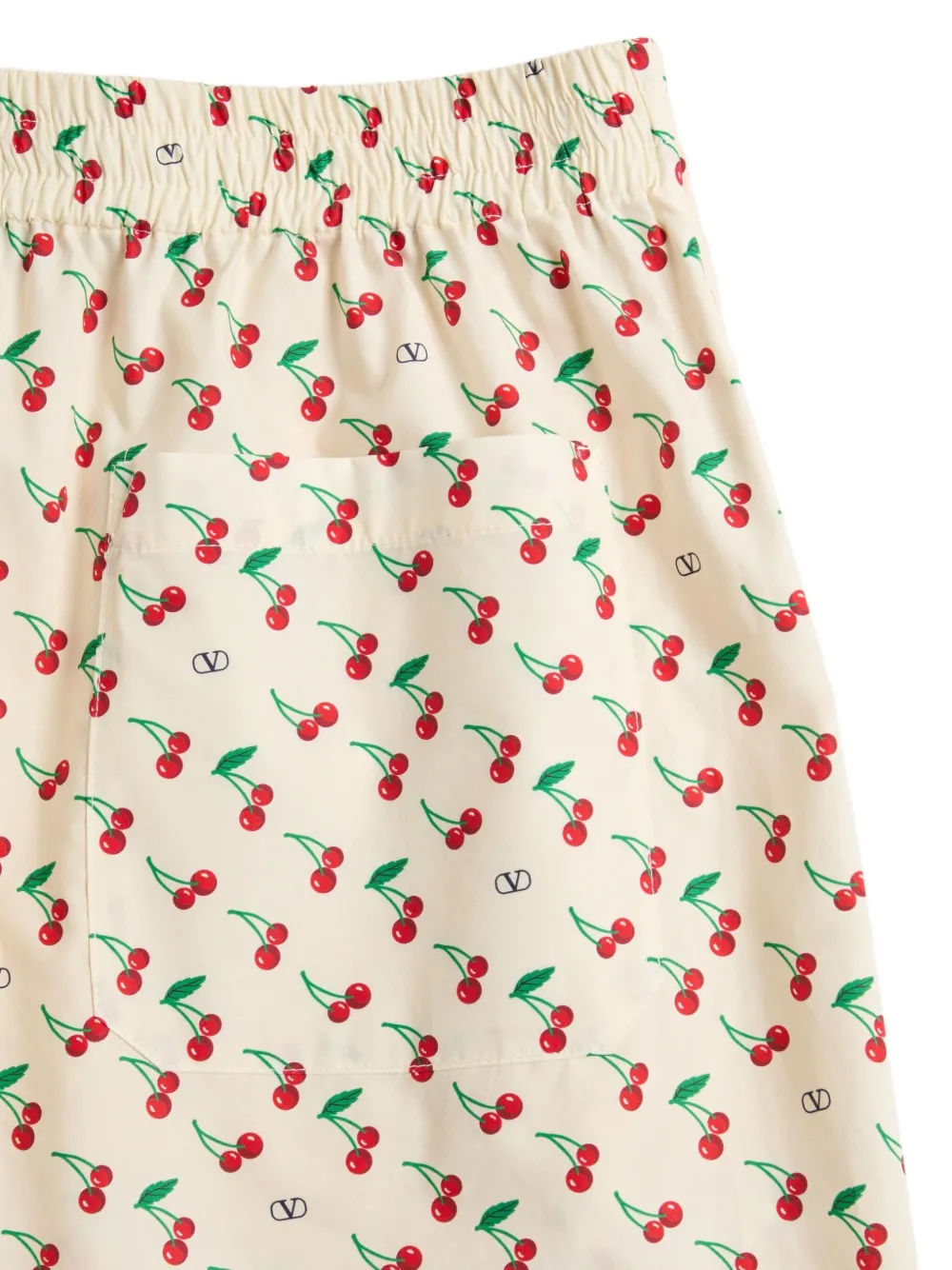 Valentino Garavani Shorts met bloemenprint Beige