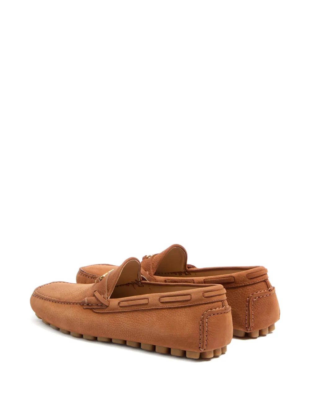 Valentino Garavani suede loafers Brown