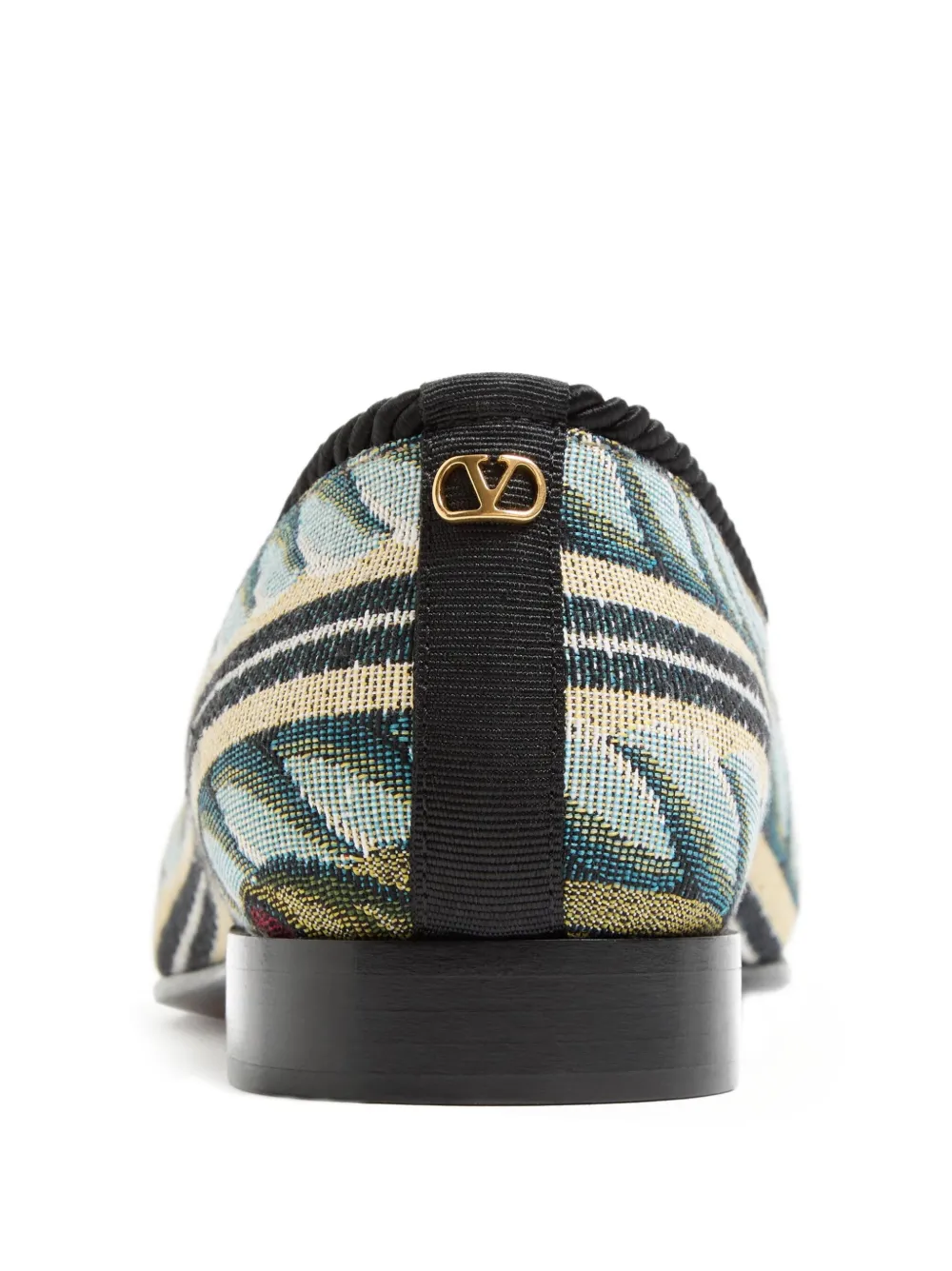 Valentino Garavani Slip-on schoenen met borduurwerk Groen