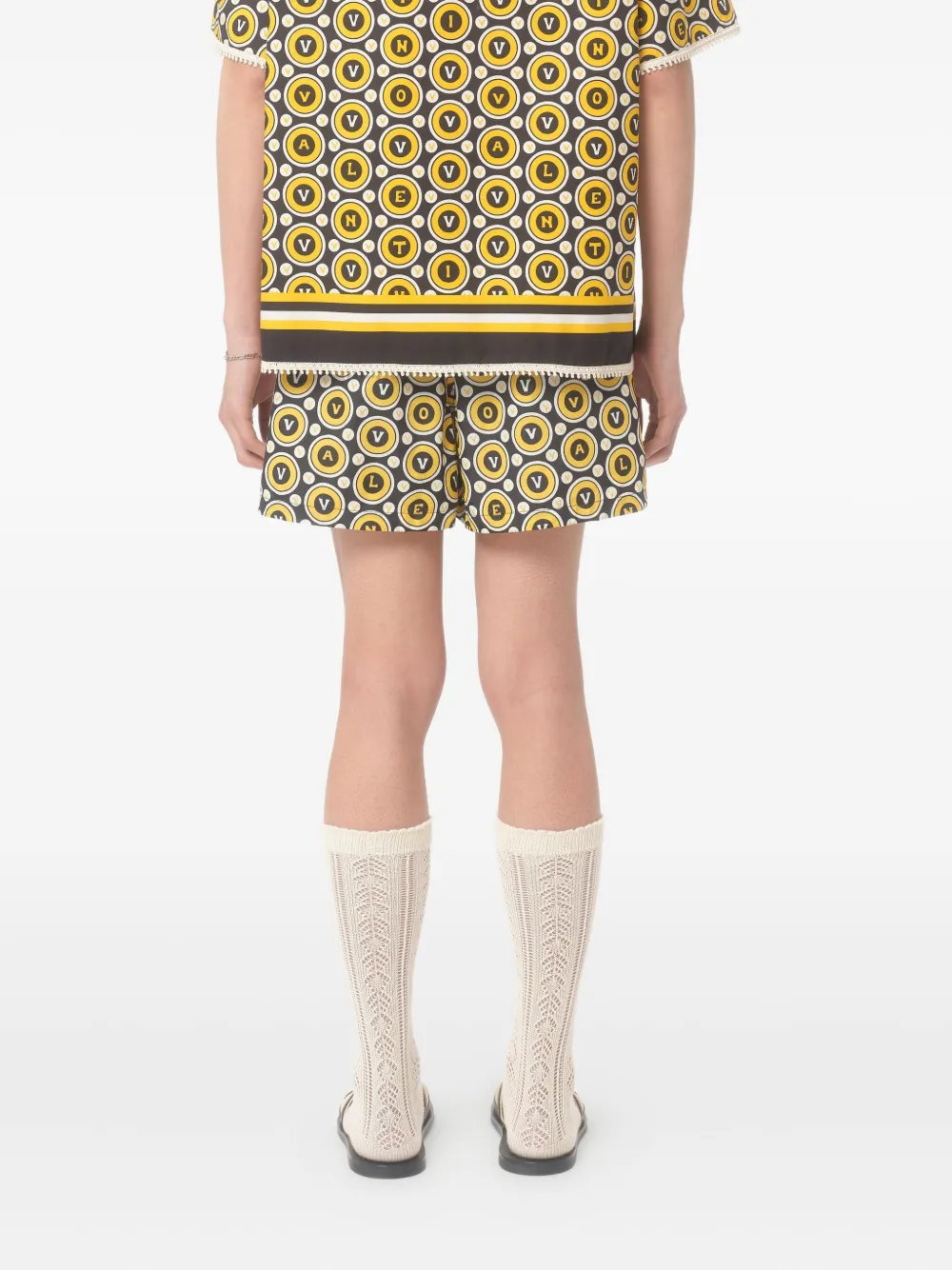 Valentino Garavani Zwembroek met print Zwart