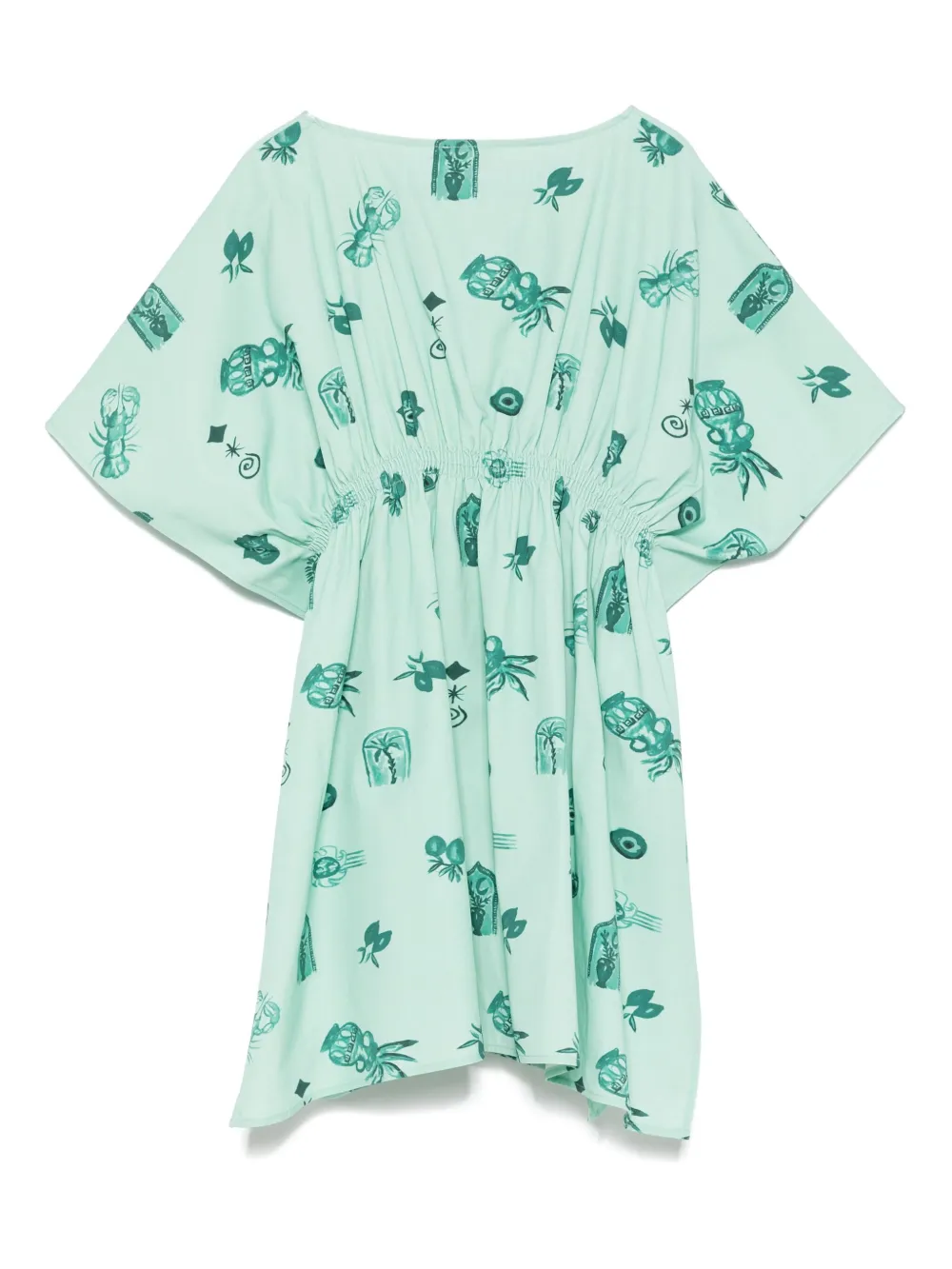 Andorine Kaftankleid mit Sommer-Print | Kleid mit lockerem Schnitt | Image 2
