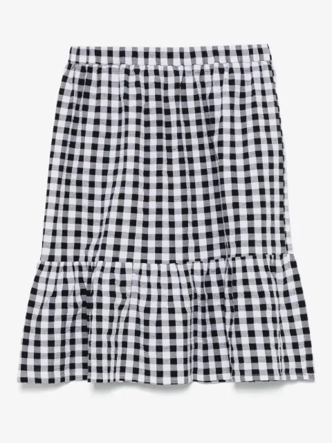 Andorine falda midi Vichy