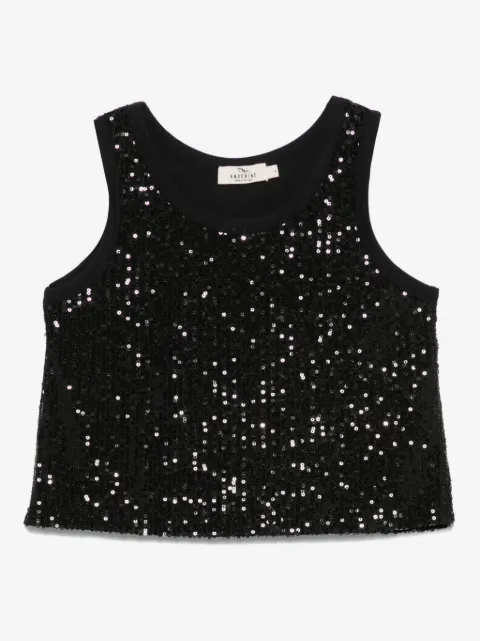 Andorine sequinned top