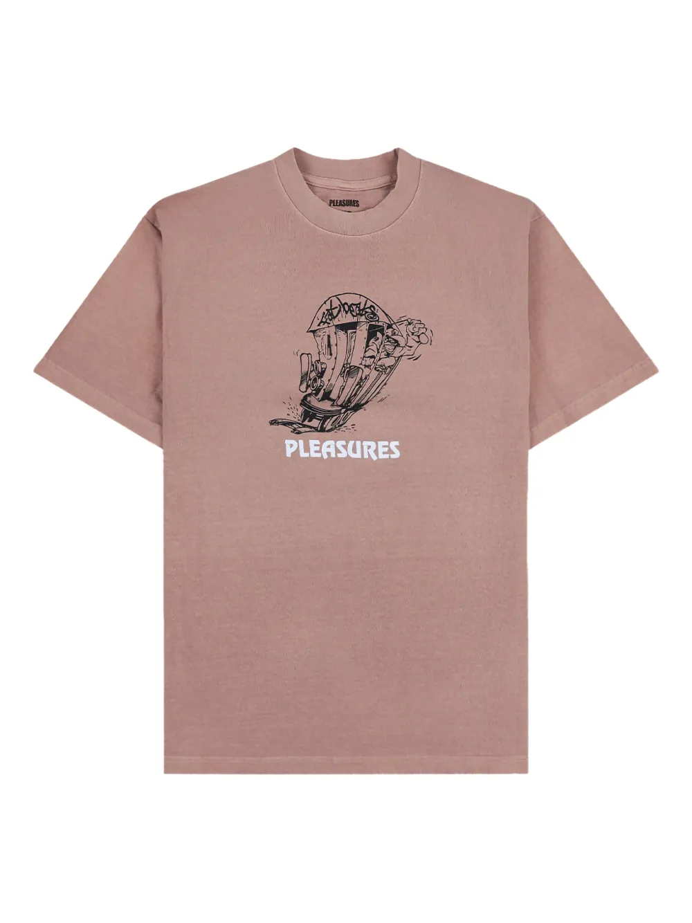 Pleasures 9th Street T-shirt Roze