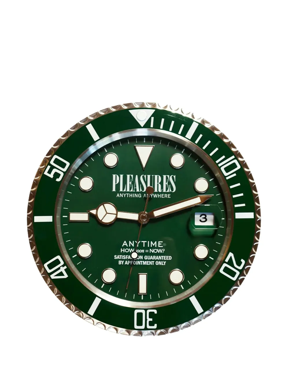 Pleasures reloj de pared Anytime de 33cm | verde | Image 1