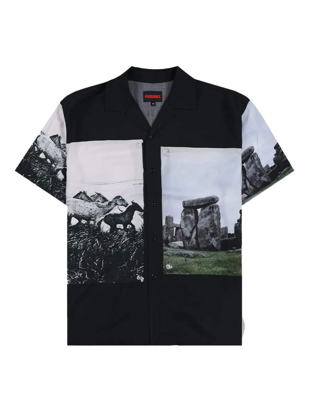 Pleasures Stone Horse overhemd Zwart