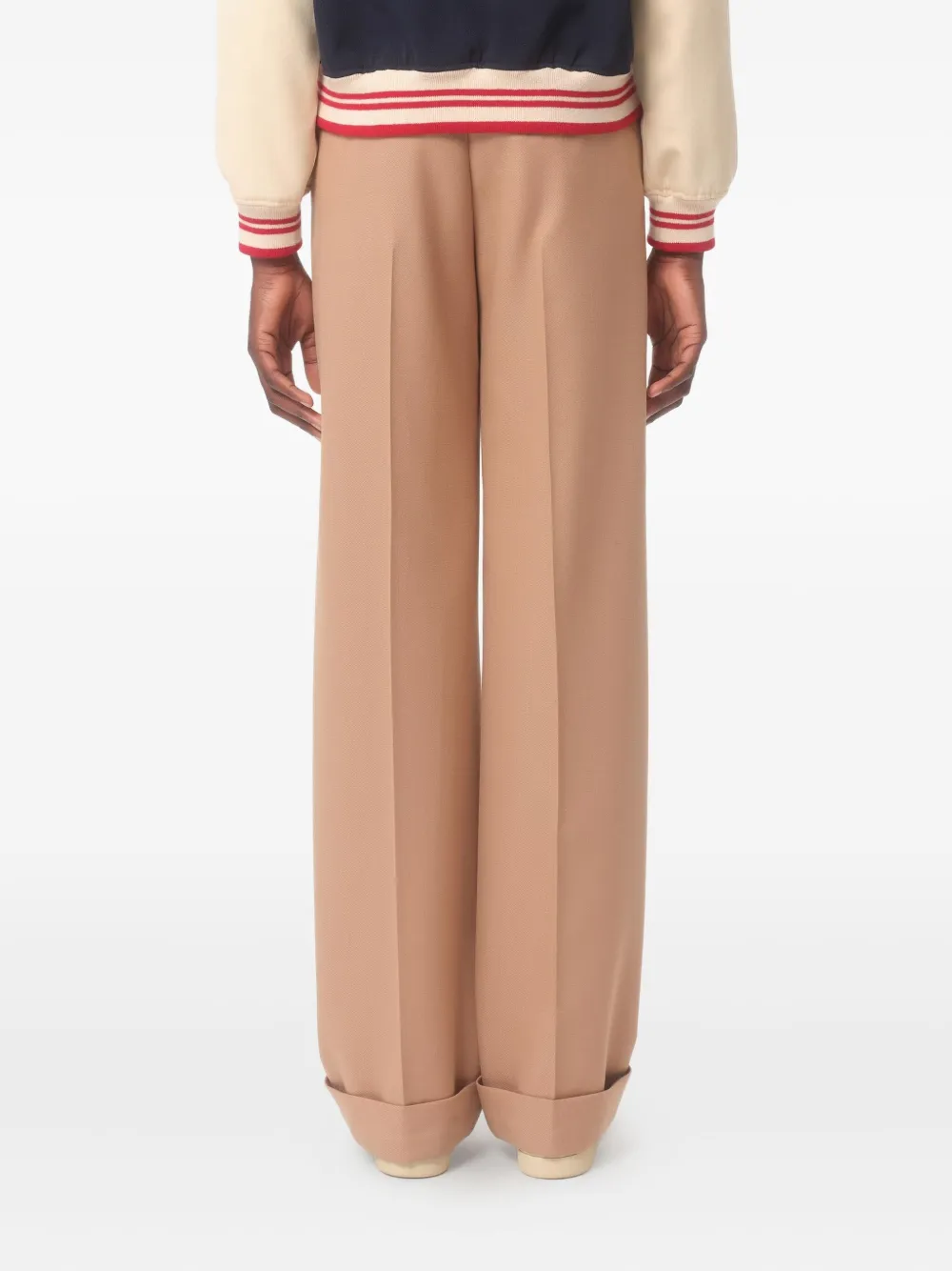 Valentino Garavani Wollen broek Bruin