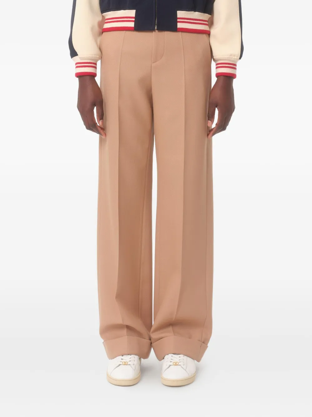 Valentino Garavani Wollen broek Bruin