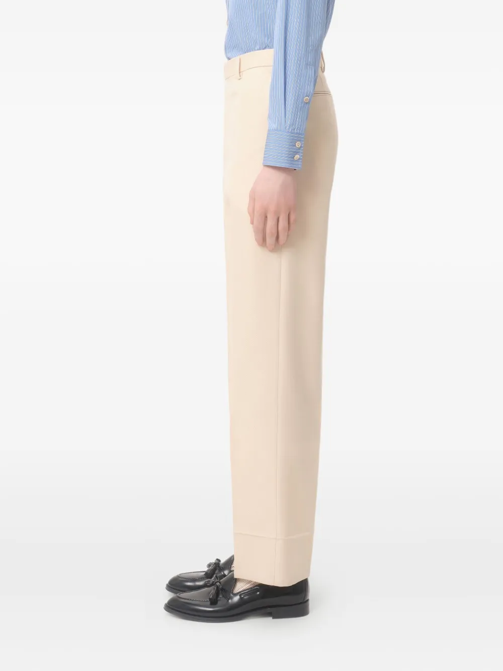 Valentino Garavani Broek van scheerwol Beige