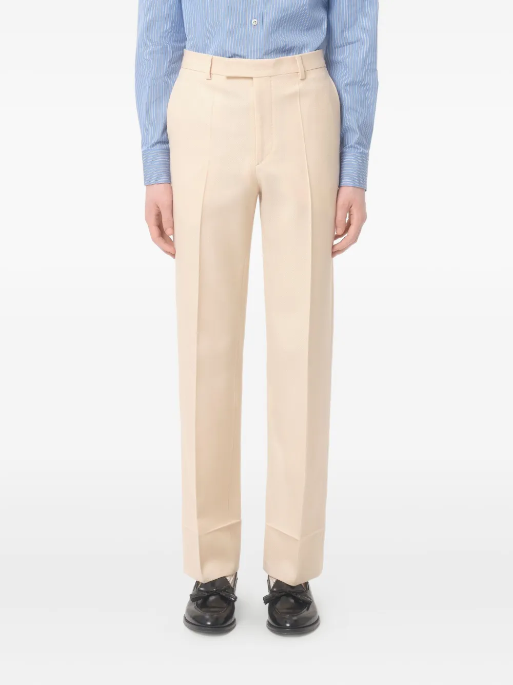 Valentino Garavani Broek van scheerwol Beige