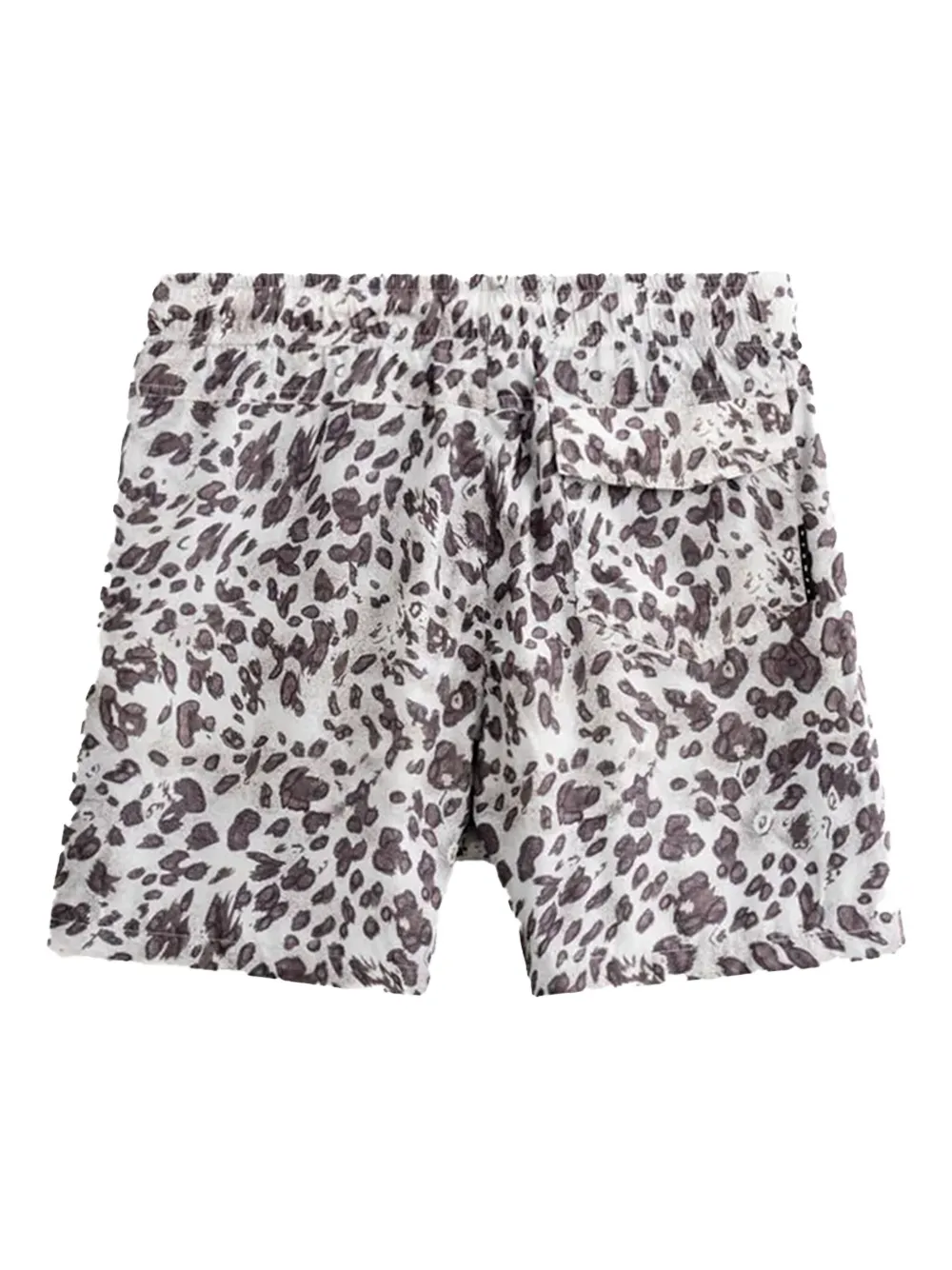 Stampd Leopard Shorts In Gray
