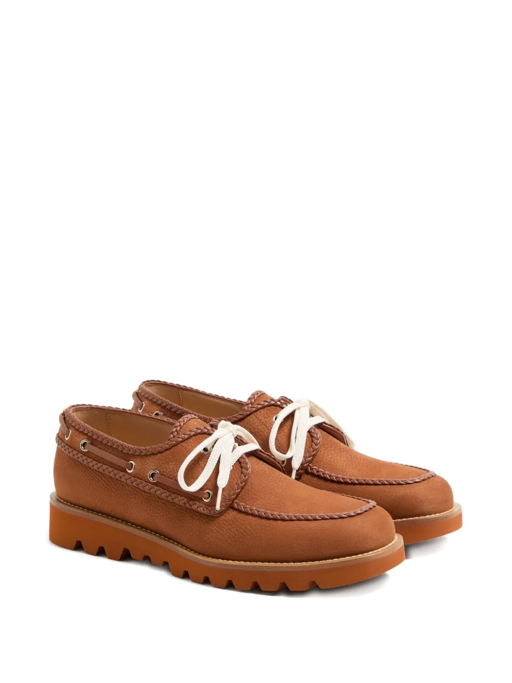 Valentino Garavani Palm Avenue suède bootschoenen - Bruin