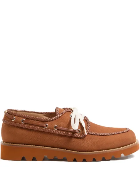 Valentino Garavani Palm Avenue suede boat shoes